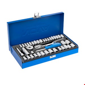 جعبه بکس 1/4 و 3/8 اینچ 40 پارچه نووا
