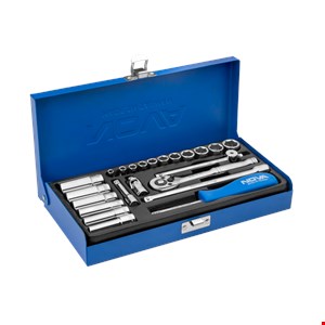 جعبه بکس 1/4 اینچ 23 پارچه هواگیری نووا