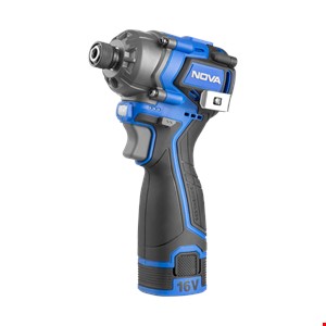 پیچ گوشتی شارژی 16 ولت براشلس ضربه ای با کیف BMC 