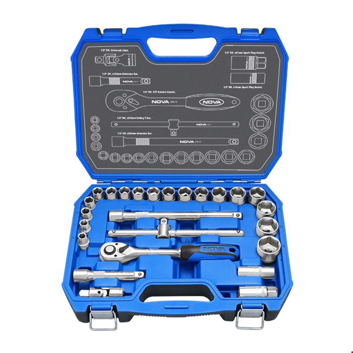 6684 ست بکس 1/2 اینچ 25 پارچه