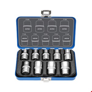 6698 ست بکس E ستاره‌ای 1/2 اینچ 9 پارچه