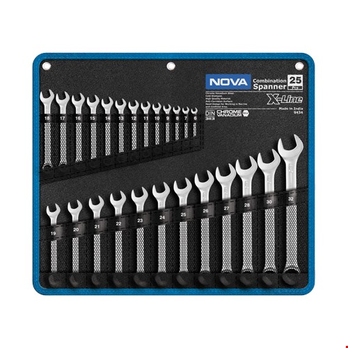 آچار یک سر رینگ ست کیفی 25عددی سری x-line